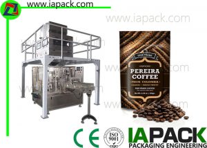 automatski kava za kavu stroj za pakiranje stand up vrećicu zatvarač punila pečat